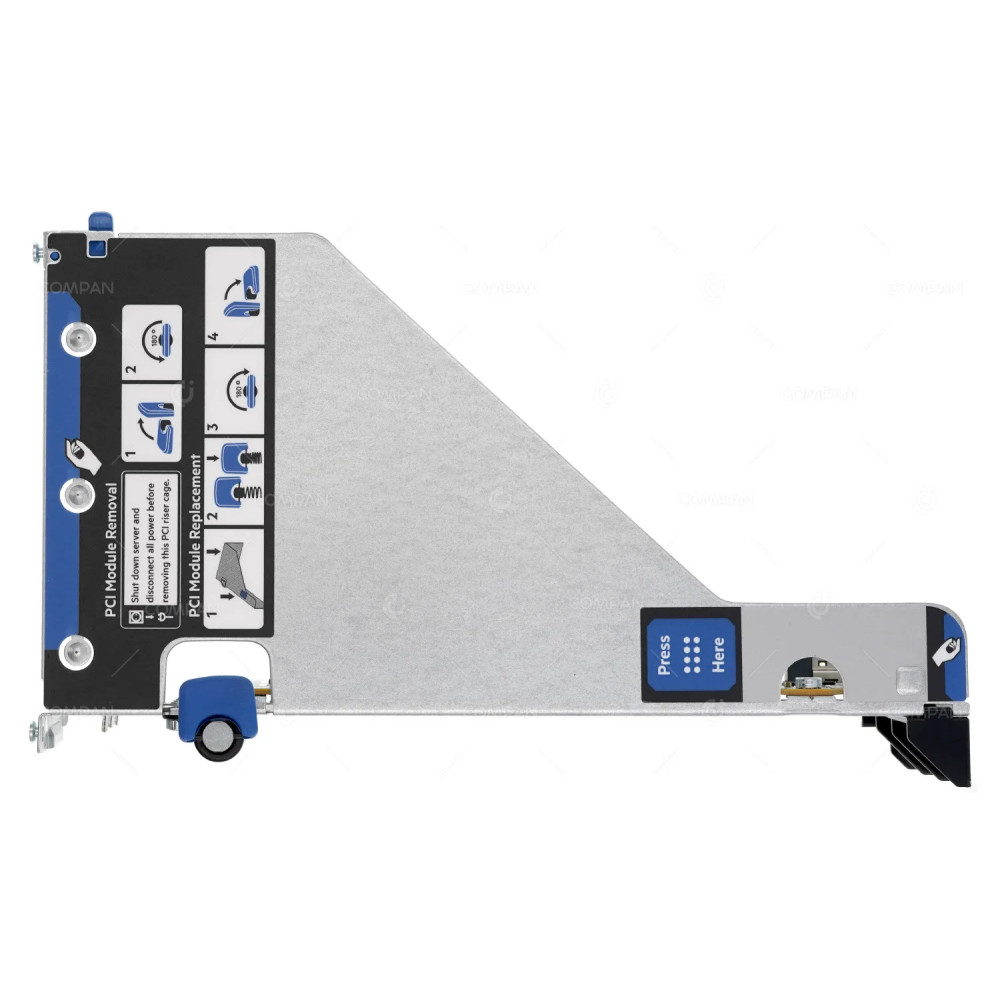 875087-001 KIT  HP 4-PORT NVME RISER WITH CAGE AND CABLE KIT FOR DL380 G10